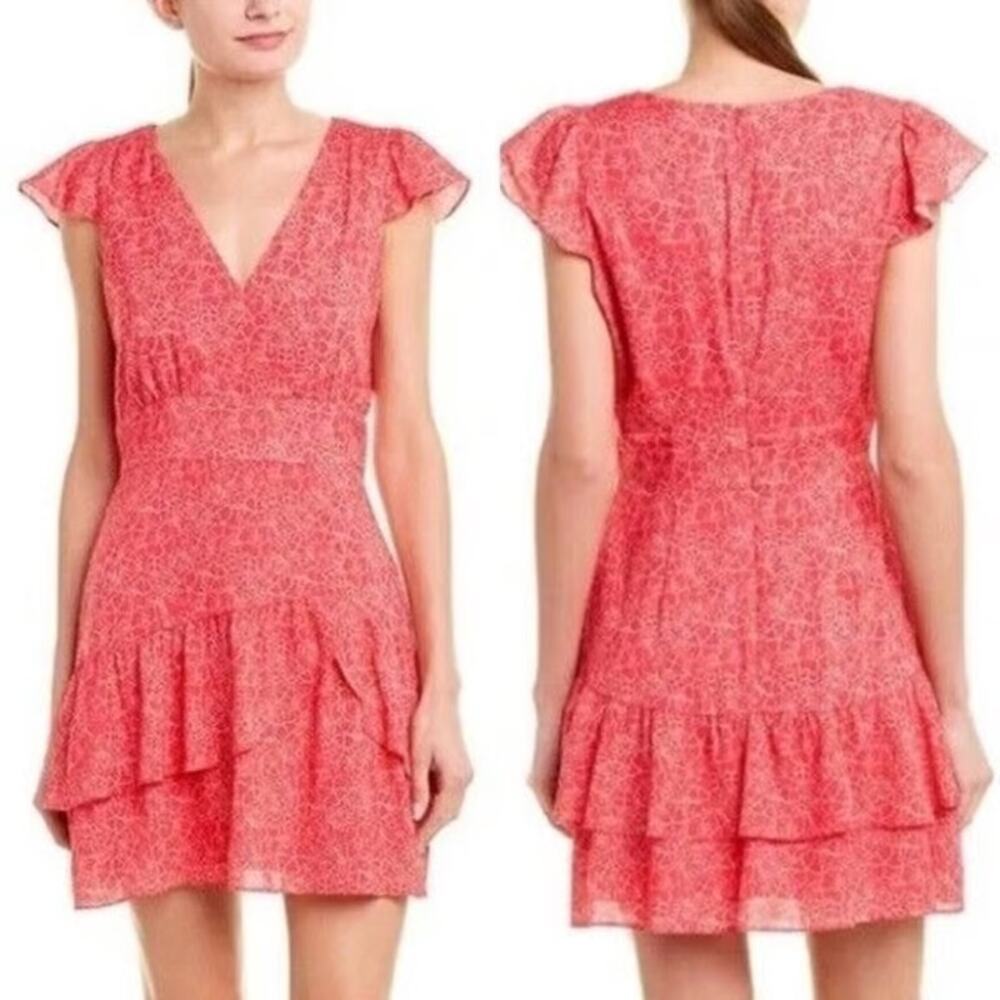 Parker Floral Ruffle Mini Dress – Size Small
